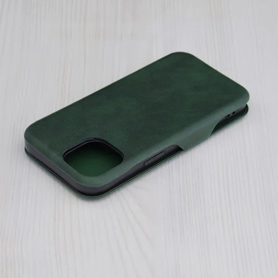 Калъф за iPhone 15 Safe Wallet Plus, зелен