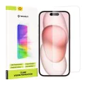 Протектор за iPhone 15 / iPhone 15 Pro / iPhone 16 - Clear Vision Glass - Прозрачен