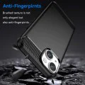 Калъф за iPhone 15 Plus - Carbon Silicone - Черен