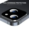 Протектор за камера за iPhone 15 / iPhone 15 Plus - Пълно стъкло за камера - черен