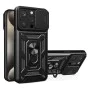 Калъф за iPhone 15 Pro Max - CamShield Series - черен