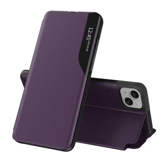 Калъф за iPhone 15 Plus - eFold Series - Лилав
