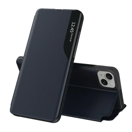 Калъф за iPhone 15 Plus - eFold Series - Тъмно син