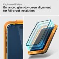 Калъф за iPhone 15 (комплект 2) - Spigen Glas.TR Align Master - черен