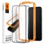 Калъф за iPhone 15 Plus (комплект 2) - Spigen Glas.TR Align Master - черен