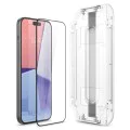 Протектор за iPhone 15 - Spigen Glas.tR EZ FIT - Черен