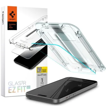 Протектор за iPhone 15 - Spigen Glas.tR EZ FIT - Прозрачен