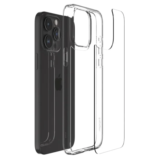 Калъф за iPhone 15 Pro Max - Spigen Air Skin Hybrid - Crystal Clear
