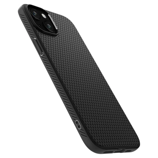 Калъф за iPhone 15 - Spigen Liquid Air - Matte Black