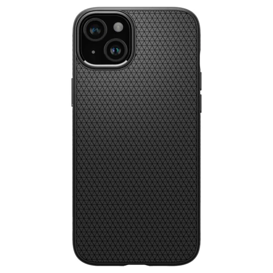 Калъф за iPhone 15 - Spigen Liquid Air - Matte Black