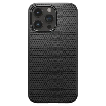 Калъф за iPhone 15 Pro - Spigen Liquid Air - Matte Black