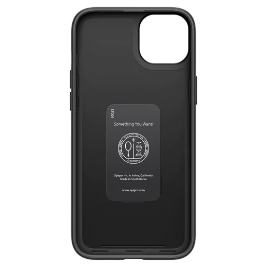 Калъф за iPhone 15 - Spigen Thin Fit - черен
