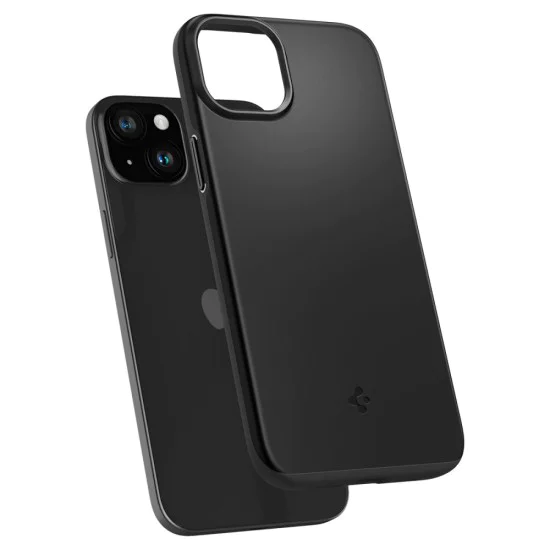 Калъф за iPhone 15 - Spigen Thin Fit - черен