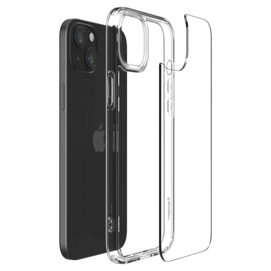 Калъф за iPhone 15 - Spigen - Ultra Hybrid - Clear