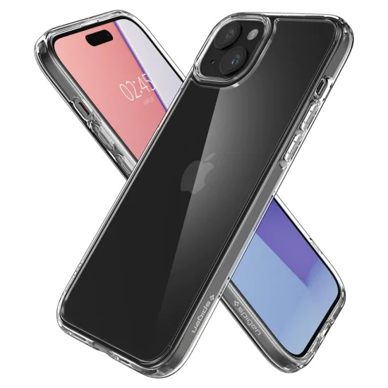Калъф за iPhone 15 - Spigen - Ultra Hybrid - Clear