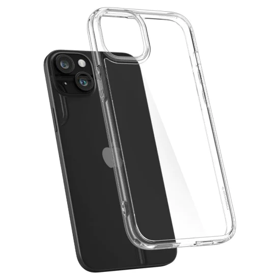 Калъф за iPhone 15 - Spigen - Ultra Hybrid - Clear