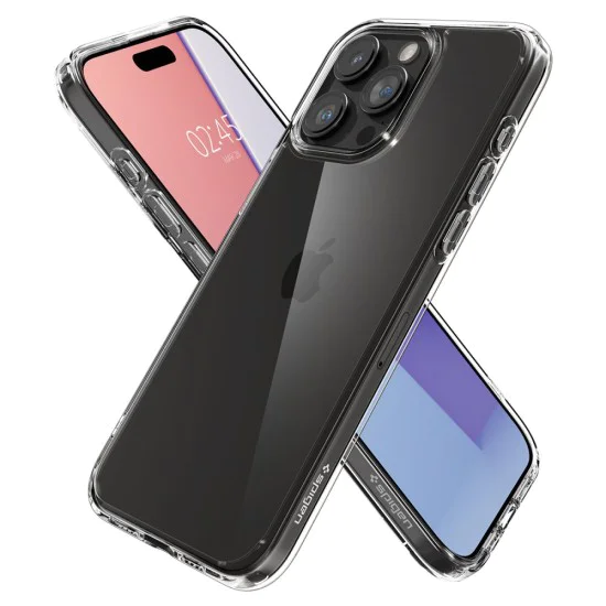 Калъф за iPhone 15 Pro Max - Spigen - Ultra Hybrid - Clear