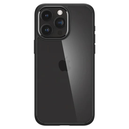 Калъф за iPhone 15 Pro Max - Spigen - Ultra Hybrid - Matte Black