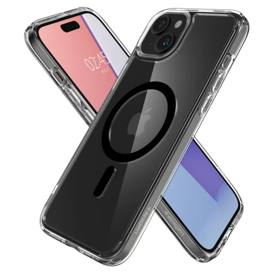 Калъф за iPhone 15 - Spigen - Ultra Hybrid MagSafe - черен