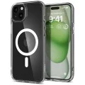 Калъф за iPhone 15 - Spigen - Ultra Hybrid MagSafe - Бял