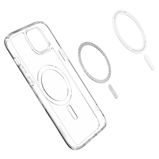 Калъф за iPhone 15 - Spigen - Ultra Hybrid MagSafe - Бял