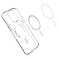 Калъф за iPhone 15 Pro - Spigen - Ultra Hybrid MagSafe - Бял
