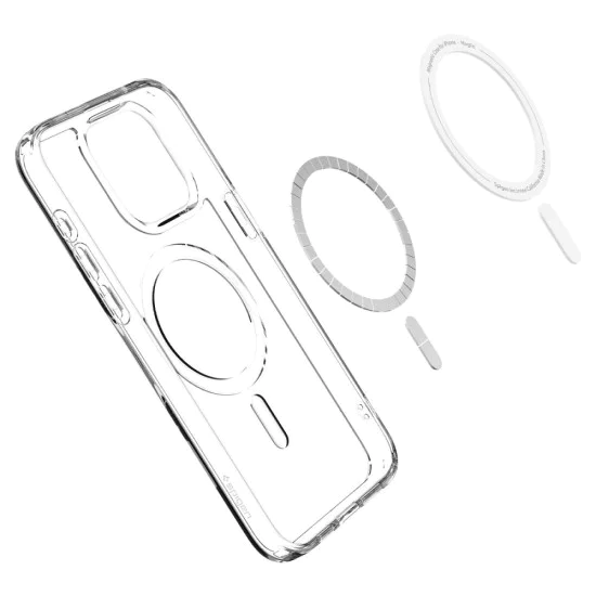 Калъф за iPhone 15 Pro - Spigen - Ultra Hybrid MagSafe - Бял