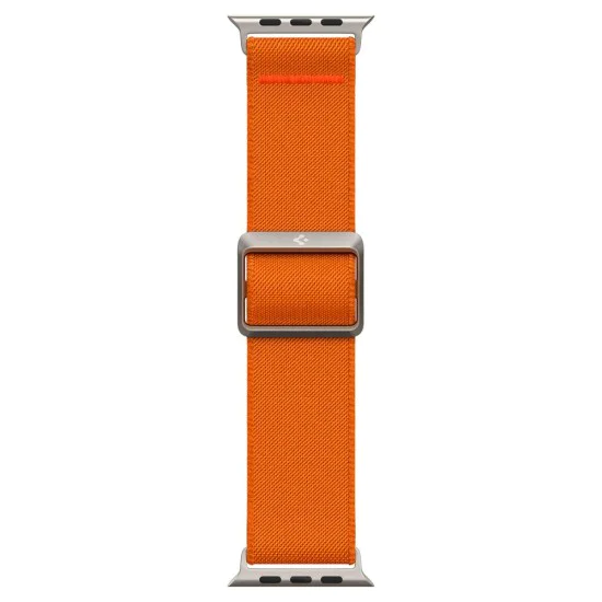 Каишка за Apple Watch 1/2/3/3/4/4/5/5/5/6/6/7/8/7/8/9/10/SE/SE/SE 2/Ultra/Ultra 2 ( 42/44/45/46/49 мм) - Spigen Fit Lite Ultra - оранжев