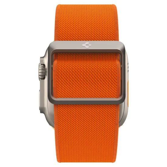 Каишка за Apple Watch 1/2/3/3/4/4/5/5/5/6/6/7/8/7/8/9/10/SE/SE/SE 2/Ultra/Ultra 2 ( 42/44/45/46/49 мм) - Spigen Fit Lite Ultra - оранжев