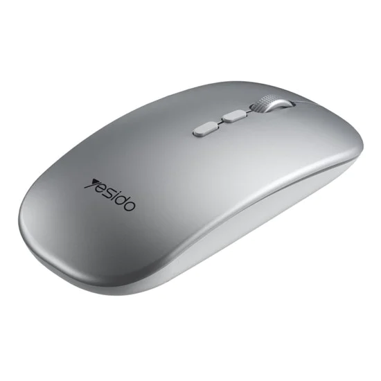 Мишка за лаптоп 800/1200/1600DPI, 2.4G - Yesido (KB15) - Сребриста