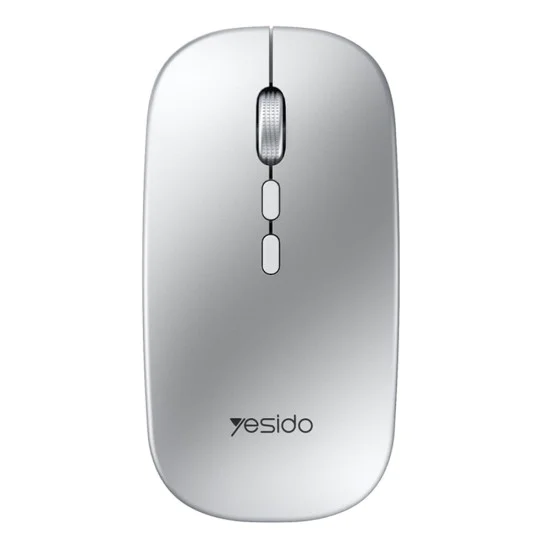 Мишка за лаптоп 800/1200/1600DPI, 2.4G - Yesido (KB15) - Сребриста