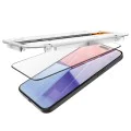 Протектор за iPhone 15 Pro (комплект 2) - Spigen Glas.tR EZ FIT - Черен