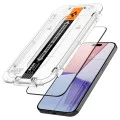 Протектор за iPhone 15 Pro (комплект 2) - Spigen Glas.tR EZ FIT - Черен