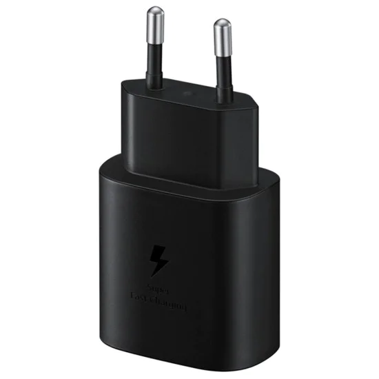 Type-C, 25W, 3A - Samsung EP-TA800EBE (GP-PTU021SOABQ) - Черен (Опаковка на едро)