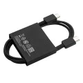Кабел за дата за бързо зареждане, 2x Type-C, 3A, 1m - Samsung (EP-DN980BBE) - Черен (Опаковка на едро)