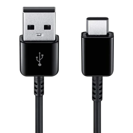Кабел за данни USB към Type-C, 1,2 м - Samsung (EP-DG950CBE) - Черен (Опаковка на едро)