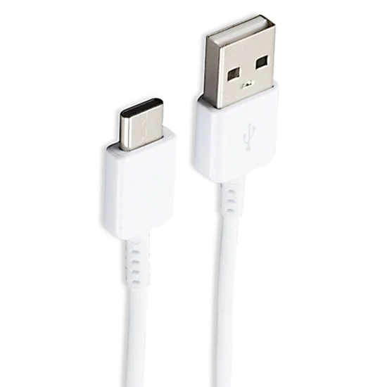 Кабел за данни USB Type-C, 3A, 1.2m - Samsung (EP-DN930CWE) - Бял (Опаковка на едро)