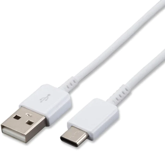 Кабел за данни USB Type-C, 3A, 1.2m - Samsung (EP-DN930CWE) - Бял (Опаковка на едро)