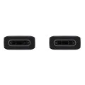Кабел за данни Type-C към Type-C, 480Mbps, 2.1A, 1m - Samsung (EP-DA905BWE) - Бял (Опаковка на едро)