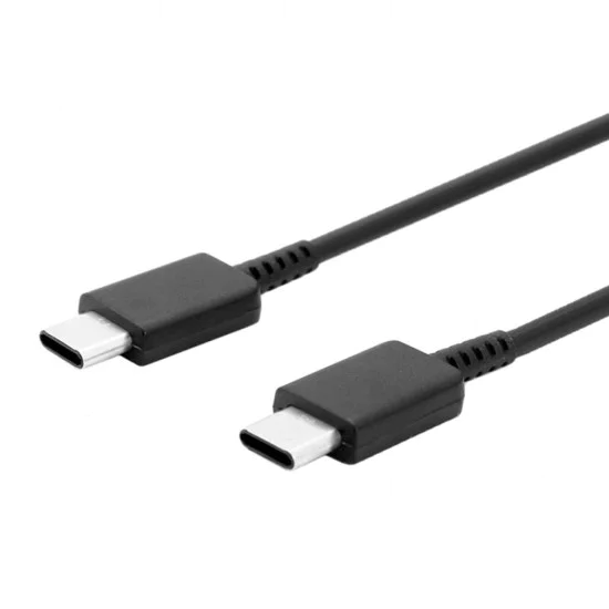 Кабел за данни Type-C към Type-C, 480Mbps, 2.1A, 1m - Samsung (EP-DA905BWE) - Бял (Опаковка на едро)