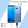 Кабел за данни USB-C към Type-C бързо зареждане 3A 3A, 1m - Samsung (EP-DA705BWE) - Бял (Опаковка на едро)