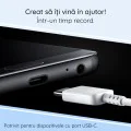 Кабел за данни USB-C към Type-C бързо зареждане 3A 3A, 1m - Samsung (EP-DA705BWE) - Бял (Опаковка на едро)