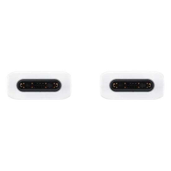 Кабел за данни USB-C към Type-C бързо зареждане 3A 3A, 1m - Samsung (EP-DA705BWE) - Бял (Опаковка на едро)