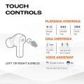 Bluetooth слушалки за поставяне в ушите с микрофон TWS - JBL (Wave 200) - черни