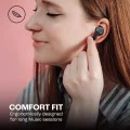 Bluetooth слушалки за поставяне в ушите с микрофон TWS - JBL (Wave 200) - черни