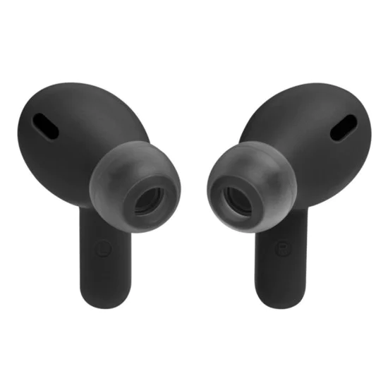 Bluetooth слушалки за поставяне в ушите с микрофон TWS - JBL (Wave 200) - черни