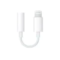 Аудио адаптер Lightning към 3,5 мм жак - Apple A1749 (MMX62ZM/A) - бял (блистерна опаковка)
