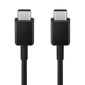 Кабел за данни Type-C към Type-C Fast Charging 3A, 1.8m - Samsung (EP-DX310JBE) - Черен (Опаковка на едро)