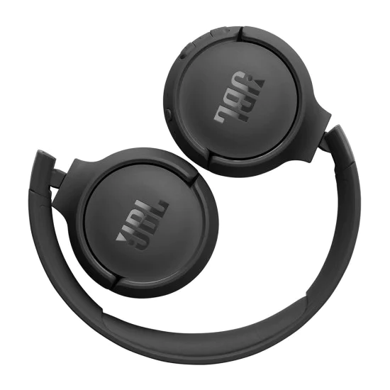 Bluetooth on-ear слушалки с микрофон, сгъваеми - JBL (Tune 520) - черни