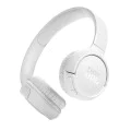 Bluetooth on-ear слушалки с микрофон, сгъваеми - JBL (Tune 520) - бели